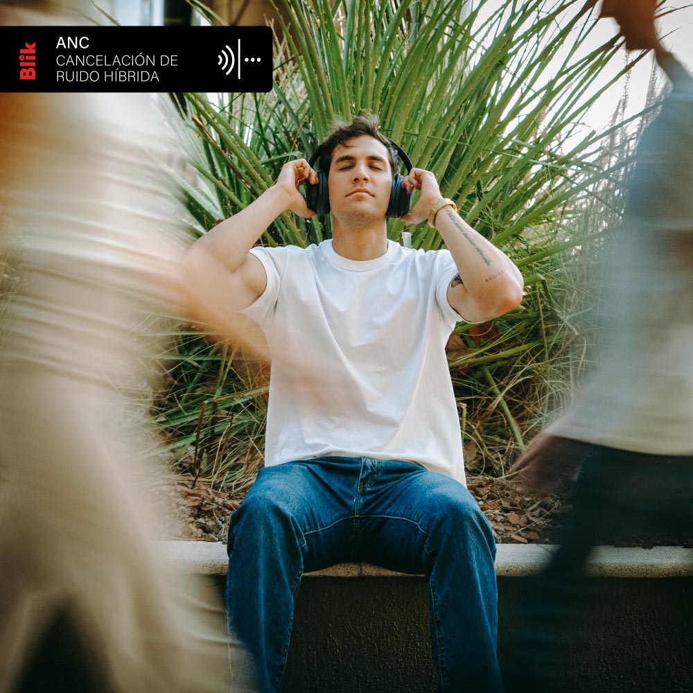 Audifonos Bluetooth Blik Soul900 Cancelación De Ruido 60H