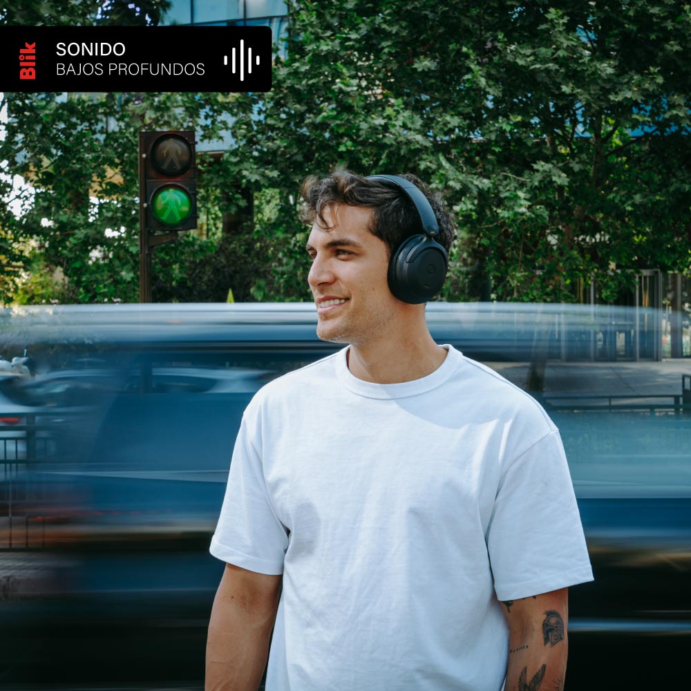 Audifonos Bluetooth Blik Soul900 Cancelación De Ruido 60H