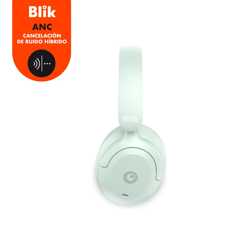 Audifonos Bluetooth Blik Soul900 Cancelación De Ruido 60H Verde