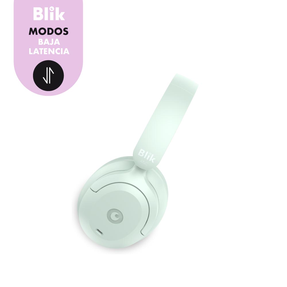 Audifonos Bluetooth Blik Soul900 Cancelación De Ruido 60H Verde