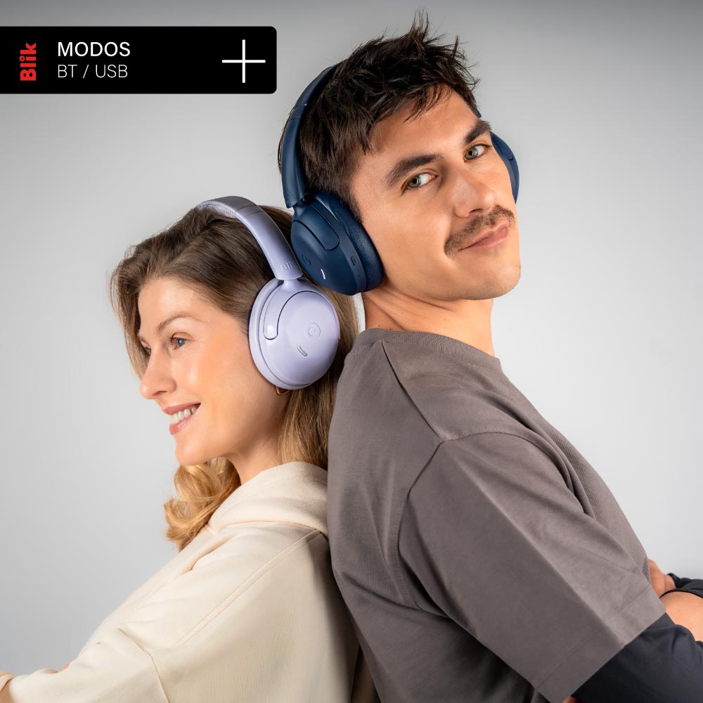 Audífonos Bluetooth Blik Soul950 ANC 70H Multipunto Lila