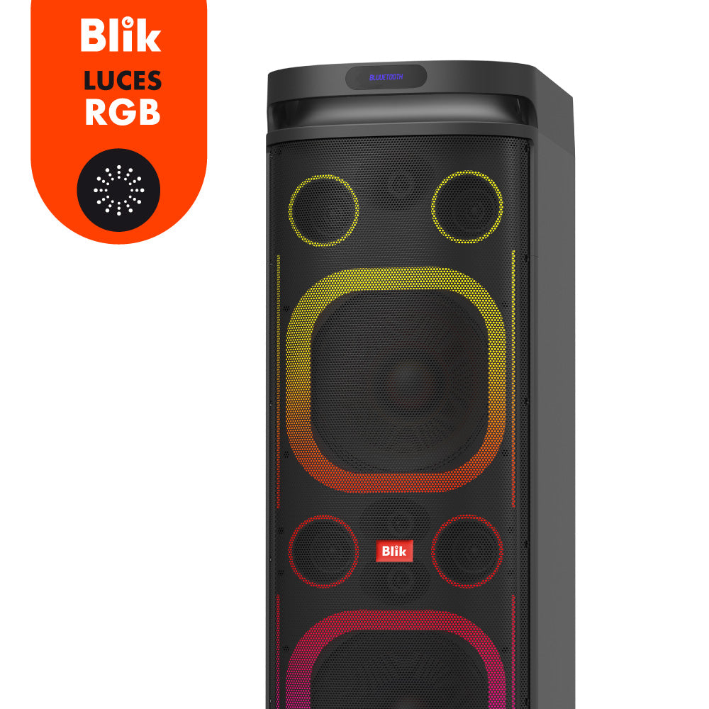 Parlante Bluetooth Karaoke Con Microfono Blik Towerbass - Blik