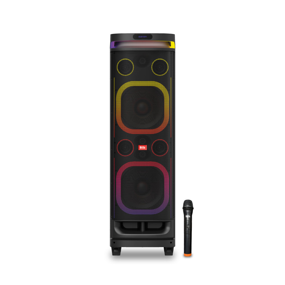 Parlante Bluetooth Karaoke Con Microfono Blik Towerbass