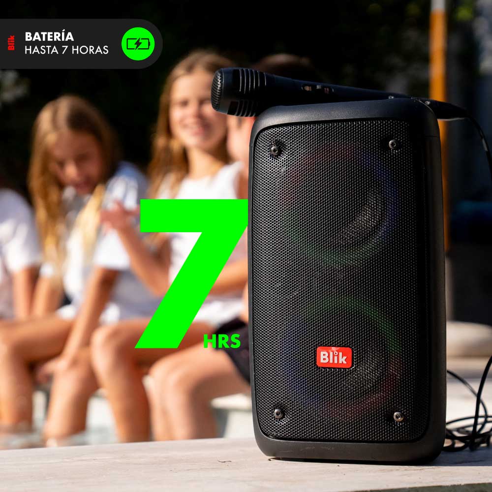 Parlante Bluetooth Karaoke Con Microfono Blik Voice3