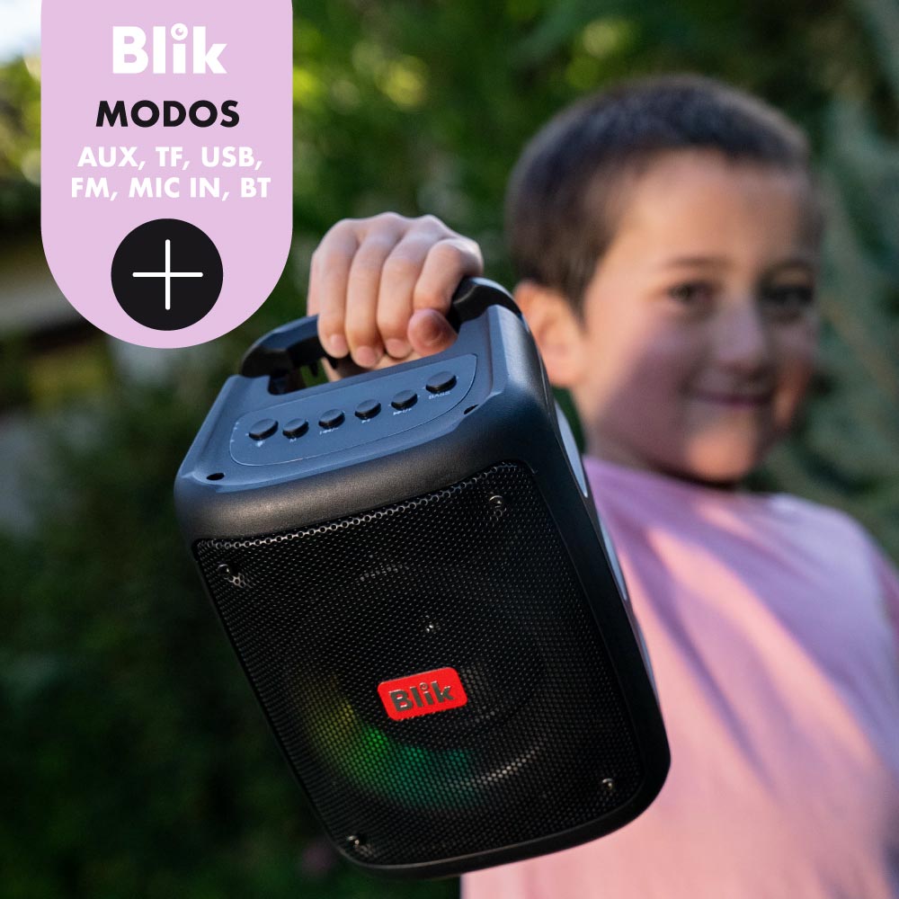 Parlante Bluetooth Karaoke Con Microfono Blik Voice - Blik